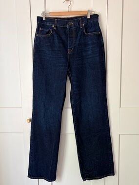 Zara Dark Blue Wide-Leg Jeans | 29